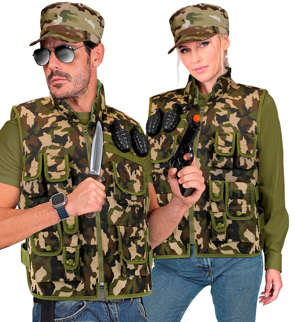 Militärische Tarnweste