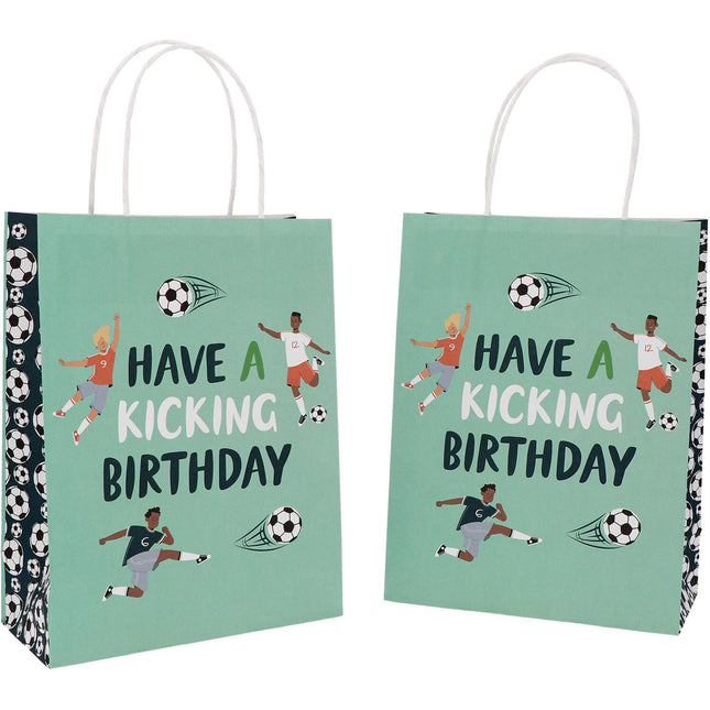 Fußball Handout-Taschen 27cm 6 Stk.
