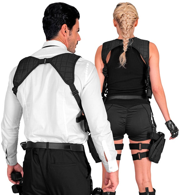 Schulterholster Schwarz Uni