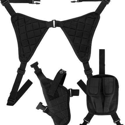 Schulterholster Schwarz Uni