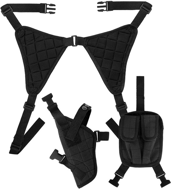 Schulterholster Schwarz Uni