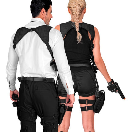 Holster Rechtes Bein Schwarz Tactical Uni