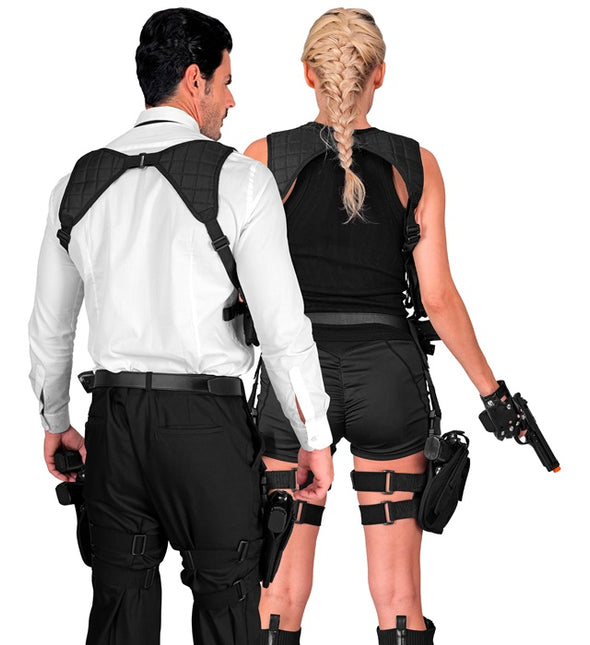 Holster Rechtes Bein Schwarz Tactical Uni