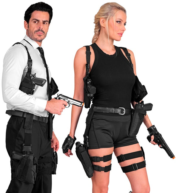 Holster Rechtes Bein Schwarz Tactical Uni