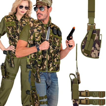 Holster Rechtes Bein Camouflage