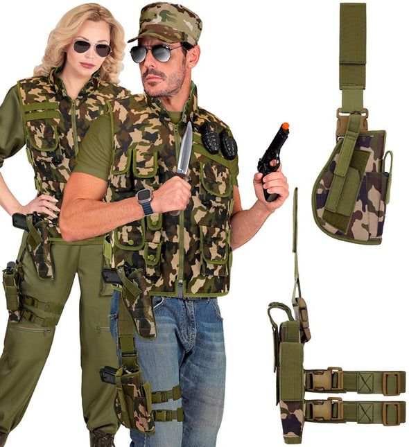 Holster Rechtes Bein Camouflage