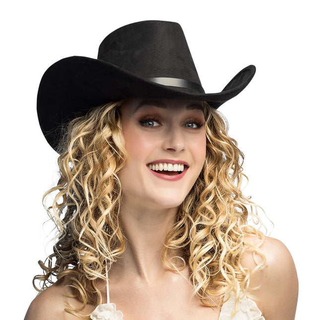 Hut Cowboy Bronco schwarz