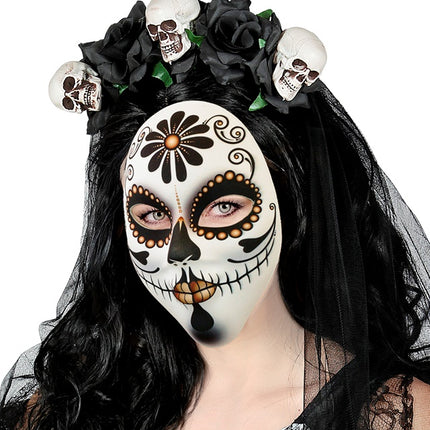 Maske Dia De Los Muertos Frau