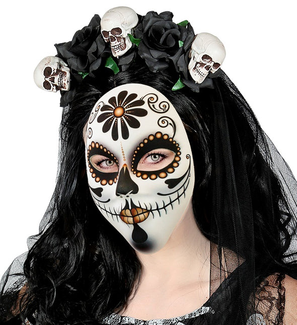 Maske Dia De Los Muertos Frau