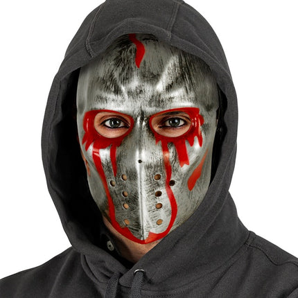 BLUTIGE EISHOCKEYMASKE