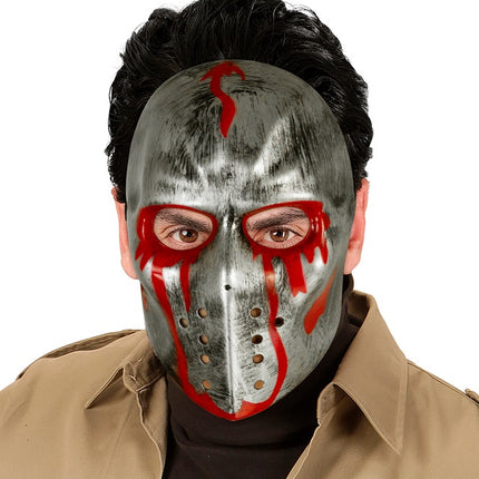 BLUTIGE EISHOCKEYMASKE