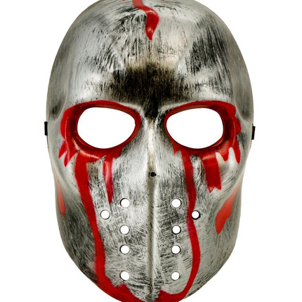 BLUTIGE EISHOCKEYMASKE
