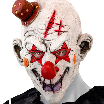 VOLLMASKE KILLER CLOWN MIT HUT