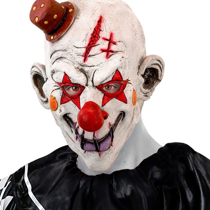 VOLLMASKE KILLER CLOWN MIT HUT