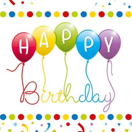 Happy Birthday Sharing Bags 6pcs