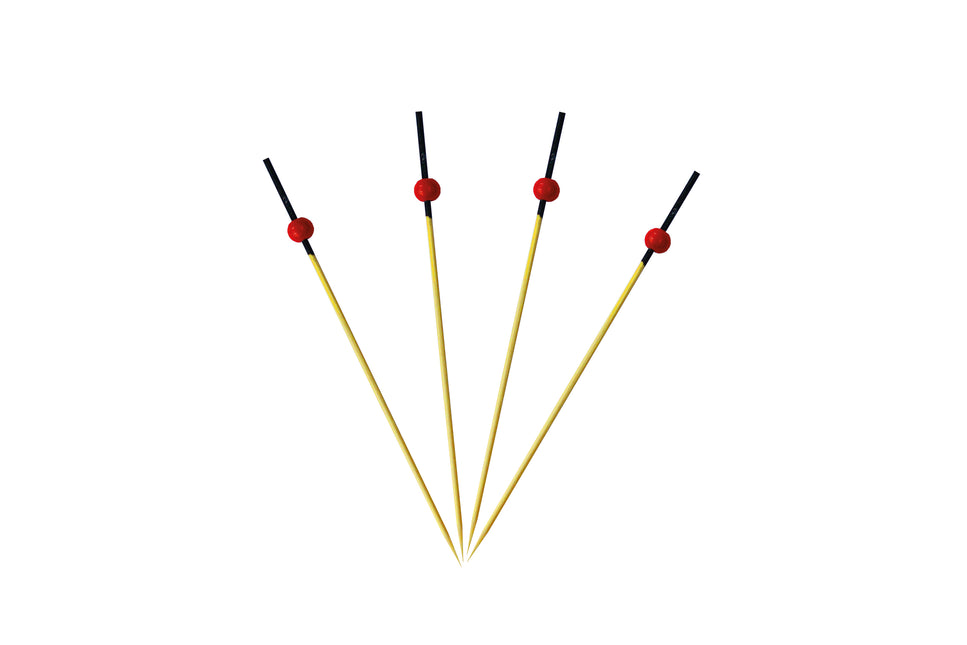 Braune Cocktailstäbchen Holz 24Stk