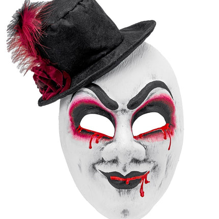 MASKE THEATER BLUTENDER MANN MIT HUT