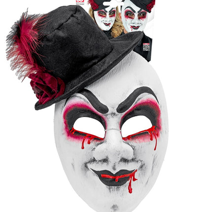 MASKE THEATER BLUTENDER MANN MIT HUT