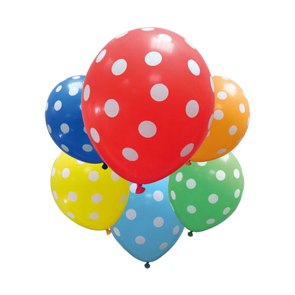 Party Essentials Dots Luftballons 6St