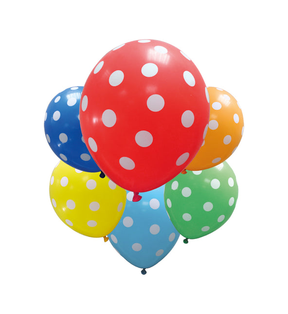 Party Essentials Dots Luftballons 6St