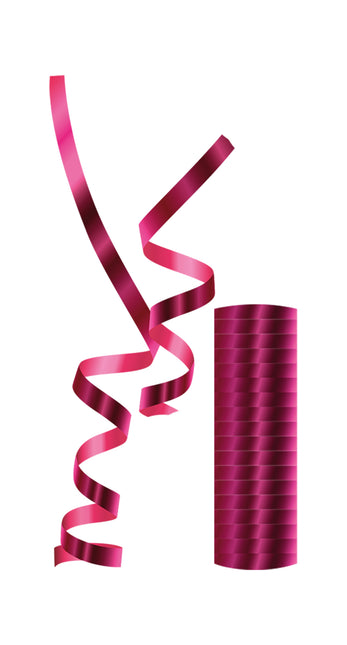 Party Essentials Metallic Fuchsia Luftschlangen 1St