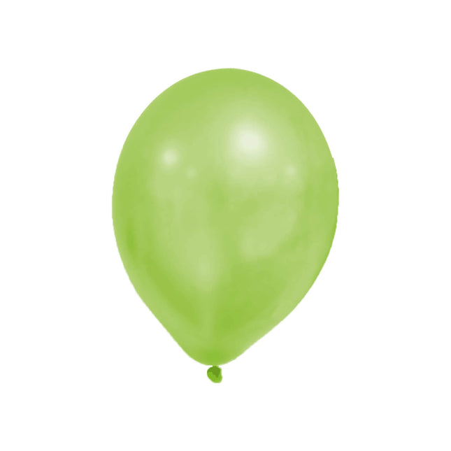 Party Essentials Metallic Pastell Ballons Grün 8St