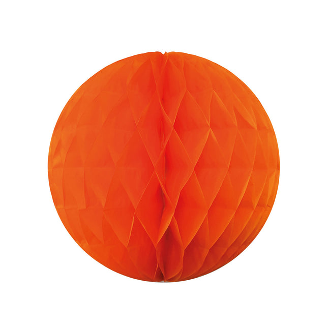 Party Essentials Honigwaben Hängende Dekoration Ball 30Cm Orange 1St