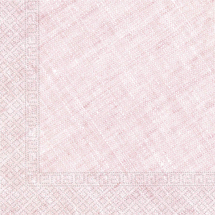 Hellrosa Servietten Pastell 33cm 20Stück