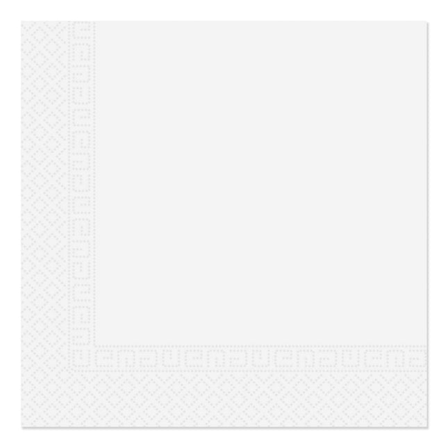 Weiße Papierprodukte Weiße dreilagige Servietten 33X33Cm Haushalt & Industrie Kompostierbar Zertifiziert 20St