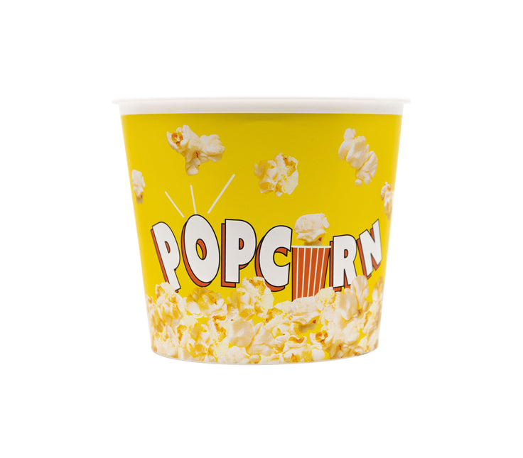 Party Essentials Wiederverwendbarer Popcorn-Eimer Gelb 1St