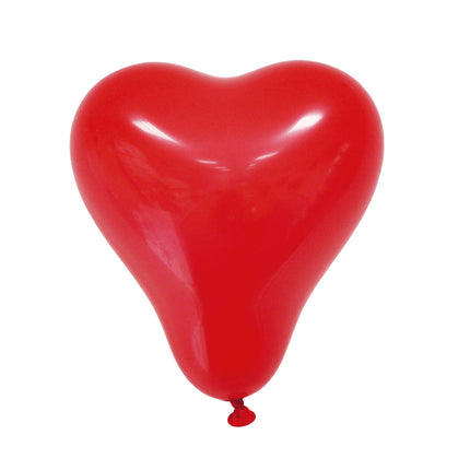 Party Essentials Herzförmige Ballons Rot 8St