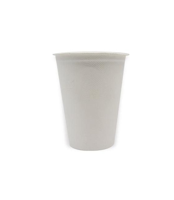 Weiße Zuckerrohrprodukte Weiße Zuckerrohrbecher 200Ml Packung mit 25 Stück 25St
