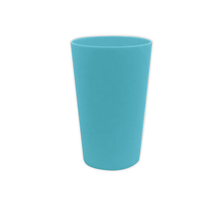 Solide Farbe Türkis Wiederverwendbare Becher 280Ml 2St