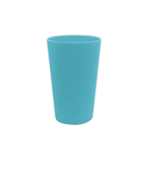 Solide Farbe Türkis Wiederverwendbare Becher 280Ml 2St