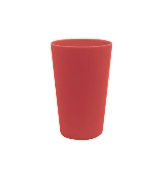 Einfarbig rote Mehrwegbecher 280Ml 2St