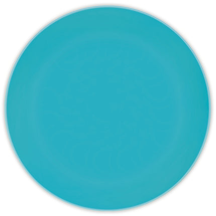 Solide Farbe Türkis Wiederverwendbare Teller 25Cm 2St
