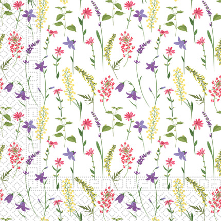Dreilagige Papierservietten Dreilagige Papierservietten 33X33Cm Aromatic Mixed Flowers 20St