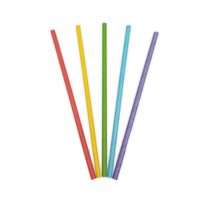 Bunte Strohhalme 19cm 50Stück
