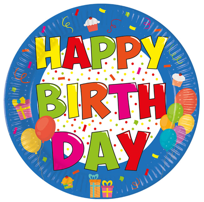 Kokliko Happy Birthday Fsc Pappteller Nächste Generation 23Cm 8St