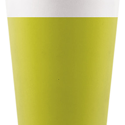 Limettengrüne Becher 200ml 8Stück