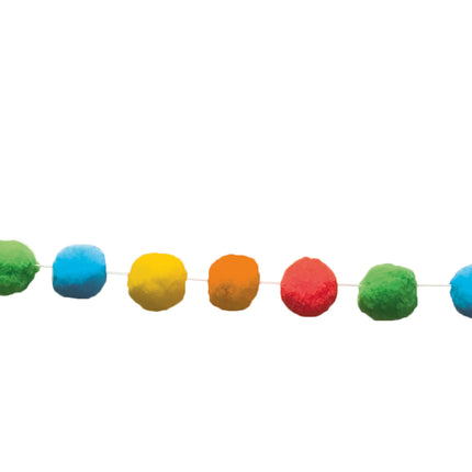 Party Essentials Wiederverwendbares Pom Pom Banner 4M 1St