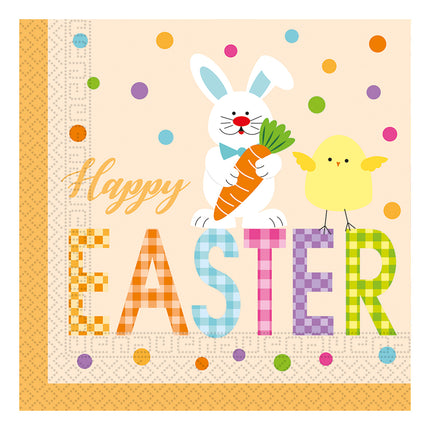 Osterservietten Frohe Ostern 33cm 20Stück