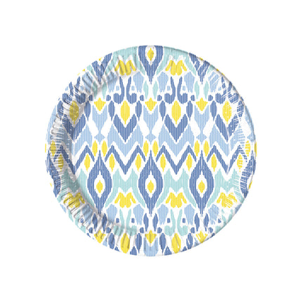 Blau Gelbe Teller 20cm 8Stk