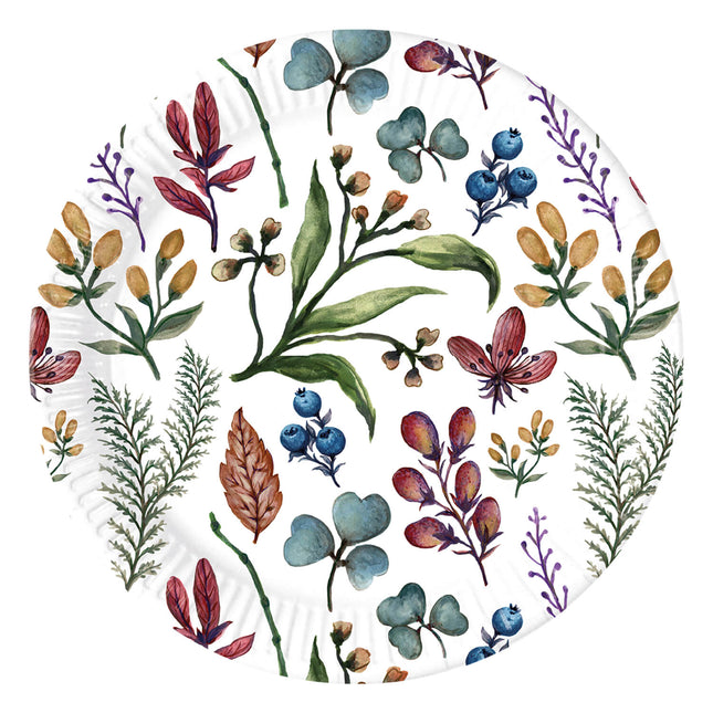 Everyday Designs Herbs Pappteller Next Generation Large 23Cm 8St
