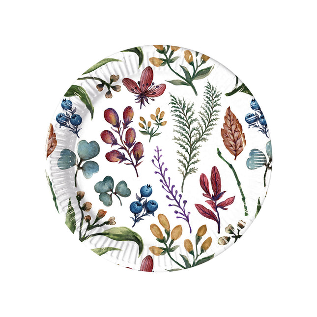 Everyday Designs Herbs Pappteller Next Generation Medium 20Cm 8St