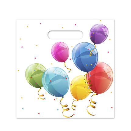 Funkelnde Ballons Wiederverwendbare Partytaschen 4St
