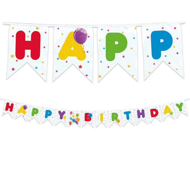 Sparkling Balloons Reusable Letter Banner 1St