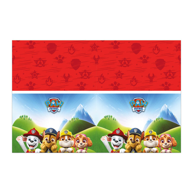 Paw Patrol Rescue Heroes Plastik Tischdecke 120X180Cm 1Stand