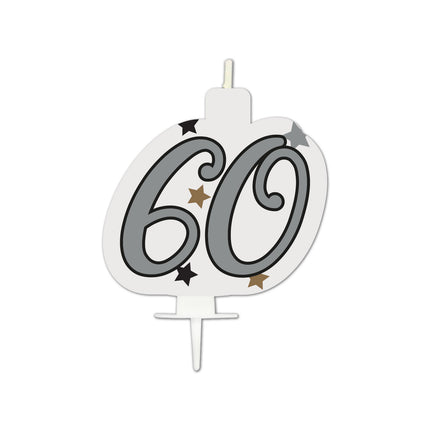 Meilenstein Happy Birthday Geburtstagskerze "60" 1St