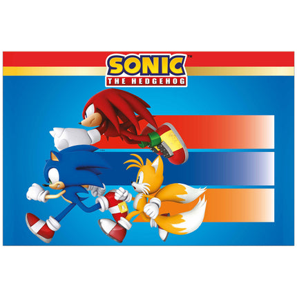 Sonic Speed Plastik Tischdecke 120X180Cm 1St